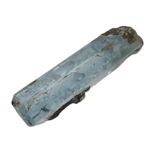 Pietra preziosa acquamarina 119 carati Cristallo / 50x10x12mm / Blu / 1 esemplare da esposizione /