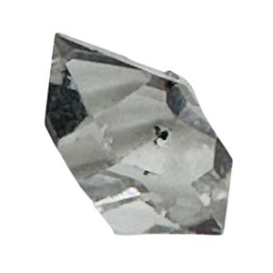 Diamante Herkimer naturale 4 carati cristallo / 12x9x8mm / trasparente / 1 esemplare da esposizione /