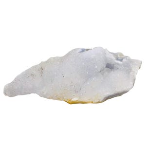 Calcedonio 184g Naturale / 4x1 3/4x1 1/2" / Bianco Blu Tan / 1 Esemplare /
