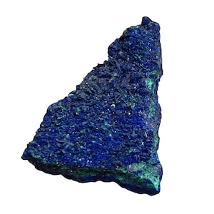 Azzurrite Malachite 7 Grammi Esemplare Naturale da Esposizione / 33x22x6mm / Verde /
