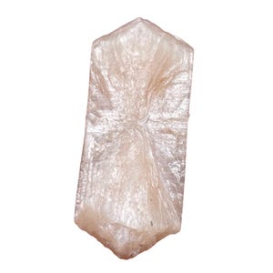 Stilbite naturale 40ct cristallo da collezione / 43x17x12mm / rosa, bianco / 1 esemplare da esposizione