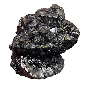 Fluorite naturale 57g cristallo da collezione / 48x28x20mm / nero, viola / 1 esemplare da esposizione