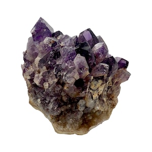 Esemplare di ametista in esposizione - Lato geode / 2x1,75x1,5" /