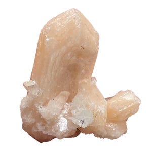 Esemplare da collezione naturale di cristallo di stilbite /1,2 g / 30x40x25 mm / rosa /