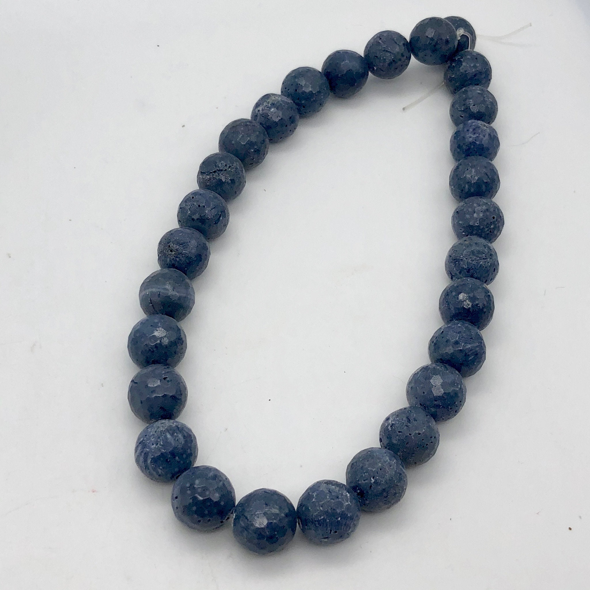 Faceted 14mm Blue Sponge Coral Beads 16 Strand Etsy UK