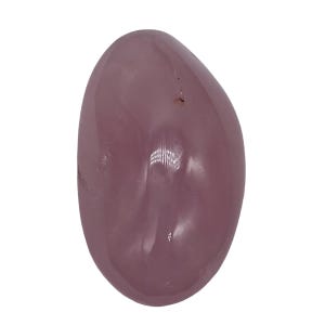 STOLENRose Quartz Ovale Meditazione Worry-Stone / 71x42x26 mm / Rosa / 1 Pietra /