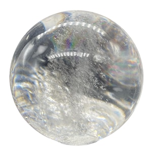 Quarzo 284g (10oz) Sfera / 60 mm (2,36") / Trasparente / 1 esemplare da esposizione /