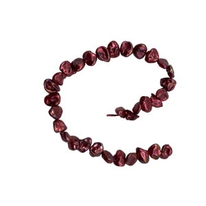 Warme Kupfer Keshi Perlen | 8x7x5 bis 9x6x6mm | 32 Perlen |
