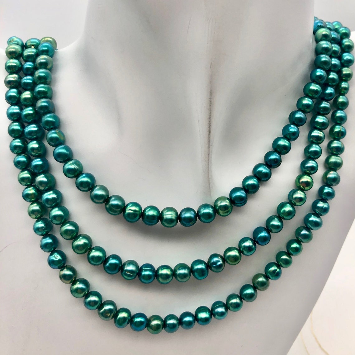 20 Emerald Green 6mm Freshwater Pearls for Jewelry Making Etsy