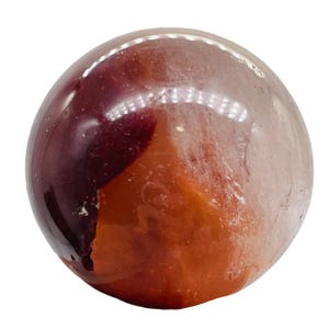 Quarzo Arancione 148g (0,6oz) Sfera / 25 mm (1") / Arancione Trasparente / 1 Esemplare da Esposizione /