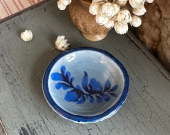 Dollhouse Miniature Porcelain Dish