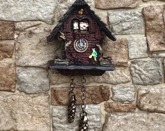 Dollhouse Miniature Cuckoo Clock