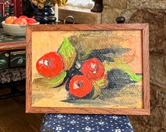 Dollhouse Miniature Oil Painting