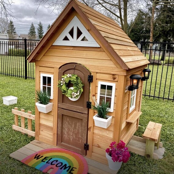 Kids Playhouse Custom Luxury Playhouses Pretend Wooden Playhouse