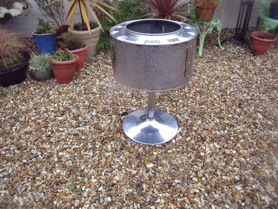 Fire Pit Made From Washing Machine Drum Etsy