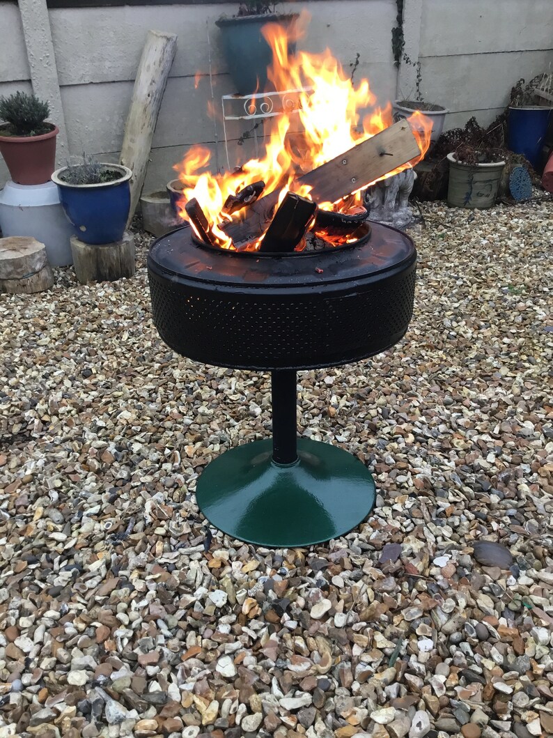 Firepit and Combined Barbecue With Griddle Pan..camping/caravaning