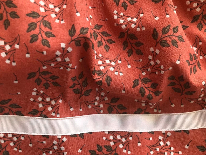 9-12 months Floral Tank Dress with Full Skirt in Coral /& White