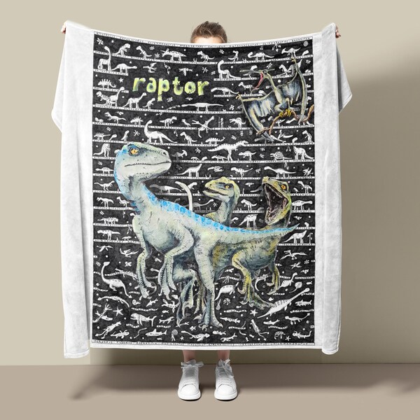 Dinosaur Blanket Etsy UK