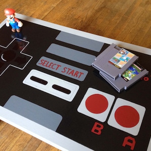 Custom Painted NES Nintendo Controller Coffee Table