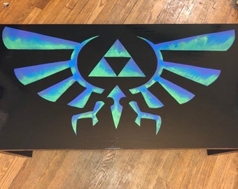 Custom Painted Legend of Zelda Coffee Table