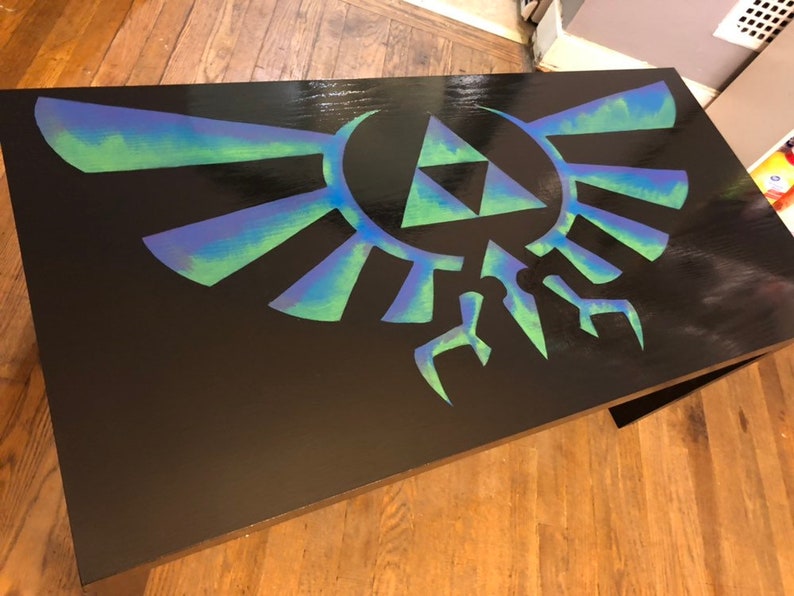 Custom Painted Legend of Zelda Coffee Table Etsy