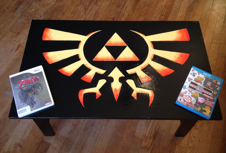 Custom Painted Legend of Zelda Coffee Table Etsy