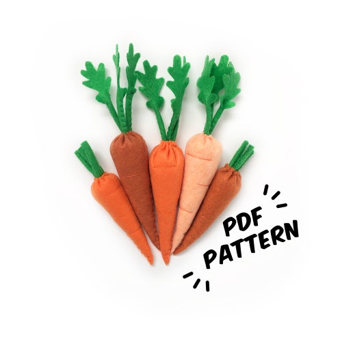 Beet PDF Felt Pattern Easy Play Food DIY Template & - Etsy