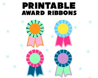 Kids Printable Award Ribbons - Indoor Activity