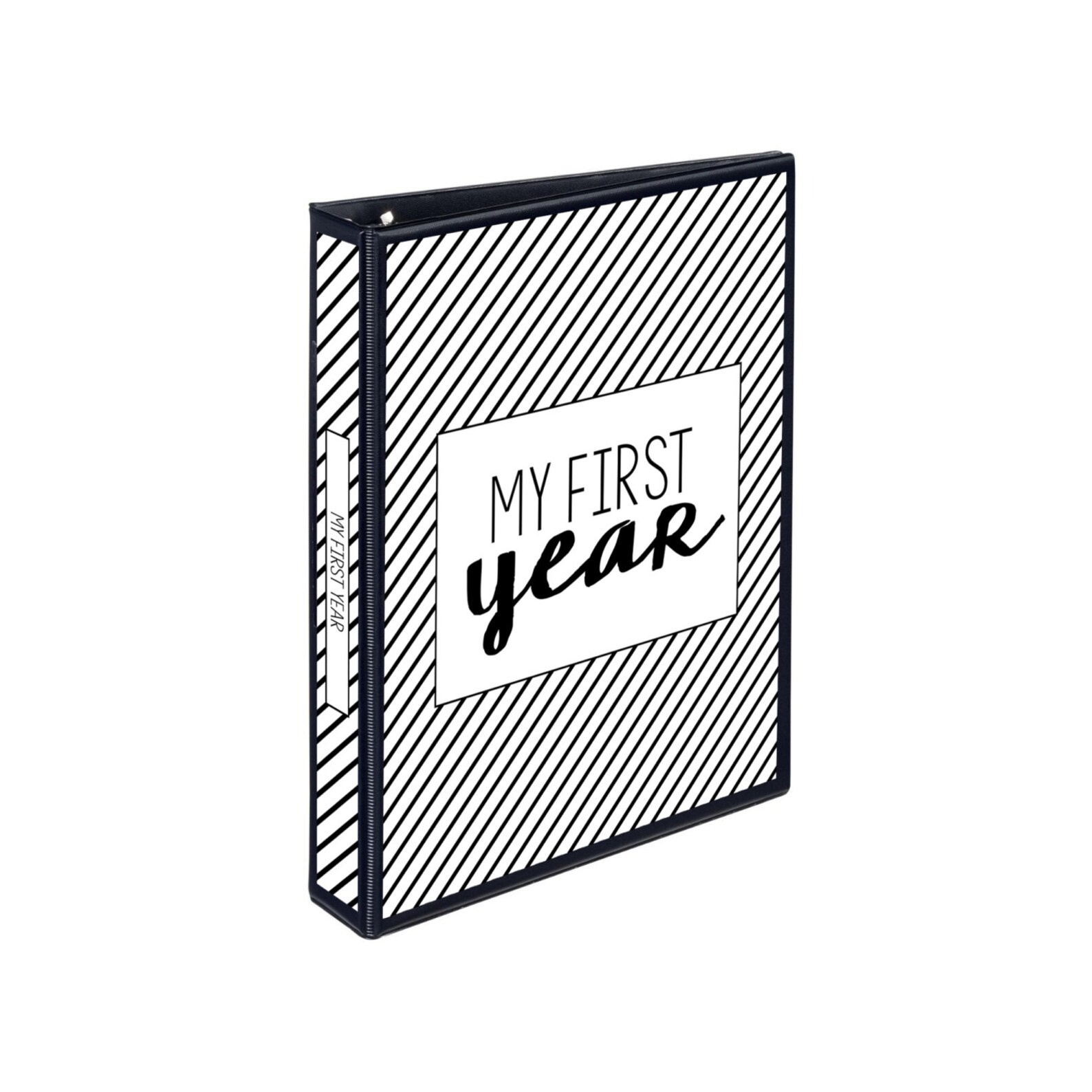 Printable Baby Book - Black and White Shapes - Baby's First Year - Etsy