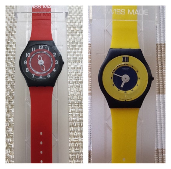 Two New Swatch Skins Swatch Rosso Corsa & Amarillo