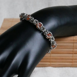 Bracelet, amitié, arbre de vie, hirondelles, infini, perle noire, cuir , 15  cm + chaine - Un grand marché