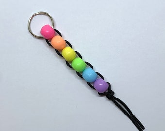 Pastel LGBTQ+ Pride | Chunky Rolly Bead Squiggle for Stimming, Fidgeting, Anxiety Reduction - Stim Toy, Fidget Toy