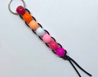 Lesbian Pride | Chunky Rolly Bead Squiggle - Stim Toy, Fidget Toy