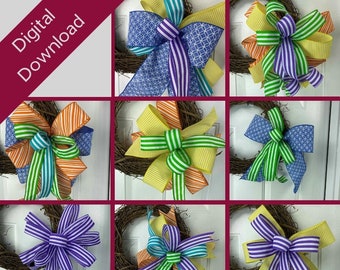 How To Make Wreath Bows, EZ Bow Maker Tutorial, how to make bows