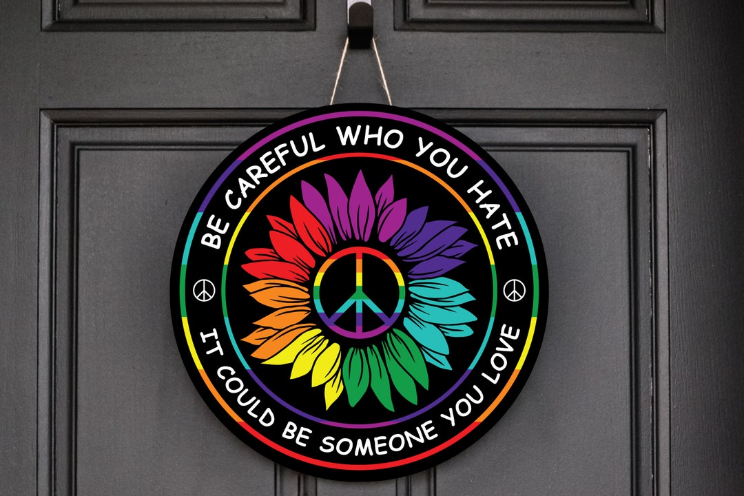 Pride Door Hanger Ally Door Hanger Pride Mom Door Hanger Etsy