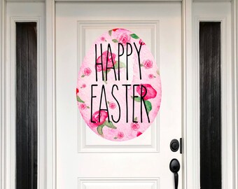 Easter Front Door Decor | Happy Easter | Easter Decor | Easter Wreath | Easter Door Hanger | Easter Door Wreath | Easter Sign