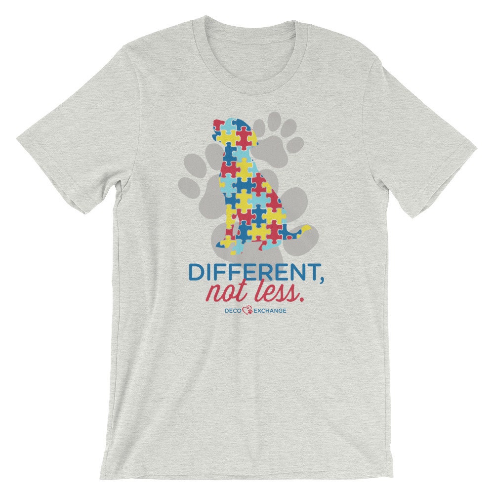 different not less autism shirt