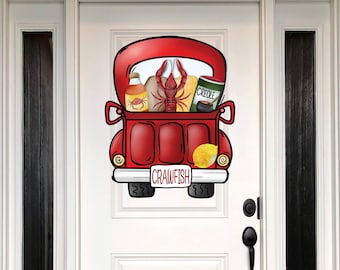 Crawfish Boil Pot door hanger | Crawfish | Crawfish Boil | Crawfish Boil Door Hanger | Crawfish Boil Decor