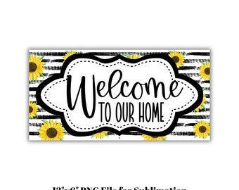 Sun Flower Wreath Sign, Digital Sun Flower Wreath Sign, Sun Flower Digital Art, Wreath Sign For Sublimation