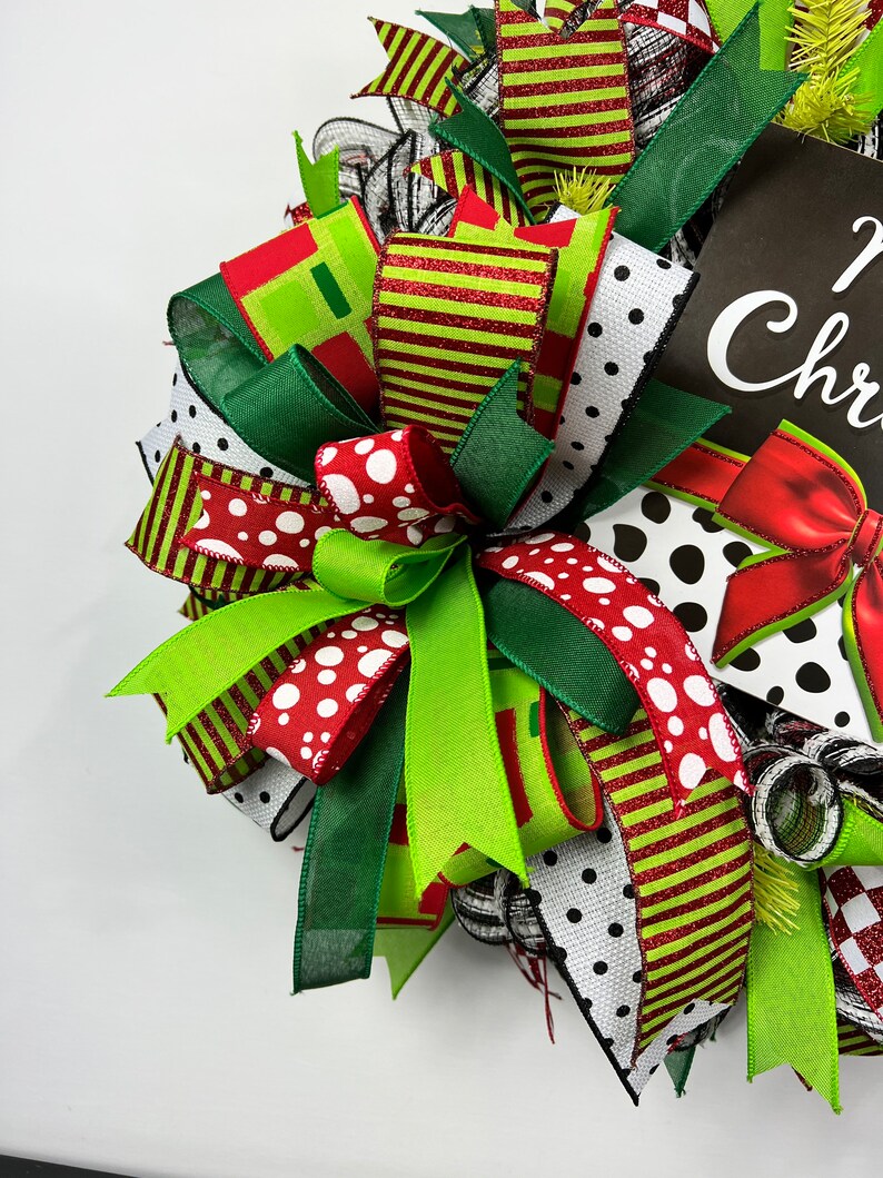 Christmas Wreath Emerald Christmas Decor Christmas Decor Etsy