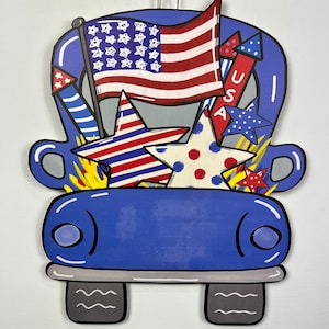 welcome door hanger, Patriotic Door Hanger, everyday Decor, door hanger for front door, summer porch decor, summer porch door hanger