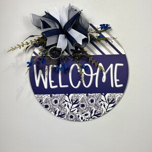 Fall Front Door Decor, Fall Door Hanger, Welcome Wreath, Hello Fall, Door Hanger, Door Wreath, Housewarming Gift, Home Decor, Wreath