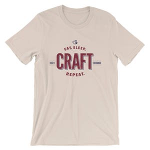 Raspberry on Cream - Eat Sleep Craft - Short Sleeve - DecoExchange
