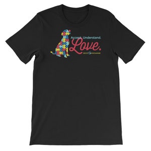 Aceitar Compreendo Love Autism - Short-Sleeve Unisex T-Shirt - DecoExchange Autism Awareness