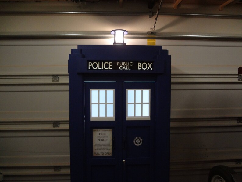 Dr. Who Tardis bookshelf 3/4th scale shelf storage Etsy