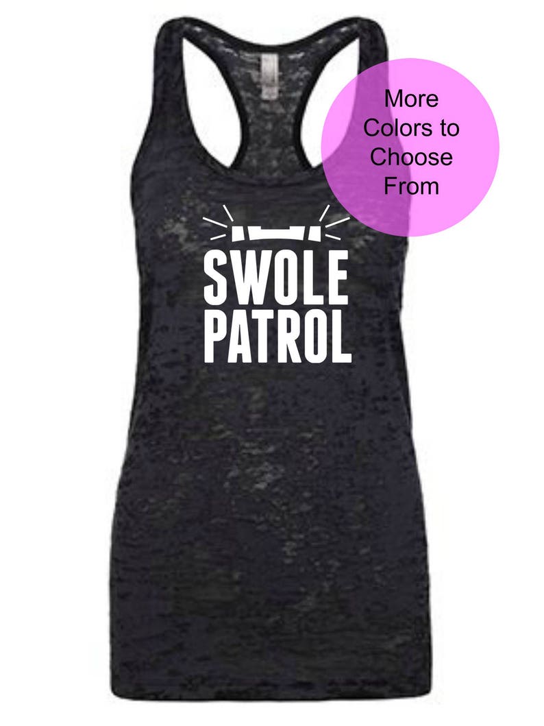 Swole Patrol Funny Workout Tank Tops Exercise Fitness Tanks Shirts With Sayings Funny Fitness Shirts Womens Motivation Gym T Shirt Cute Swole Patrol Funny Workout Tank Tops Exercise Fitness Tanks Shirts With Sayings Funny Fitness Shirts Womens Motivation Gym T Shirt Cute
