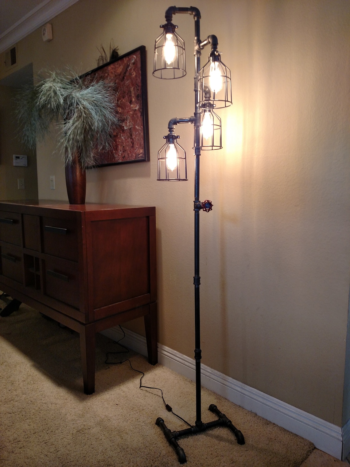 Pipe Floor Lamp INCLUDES Dimmer Switch does not Include 4 Etsy