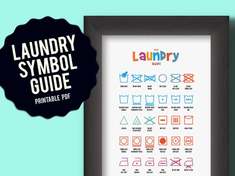 Laundry Brand Chart, printable print photograph about Laundry Symbols Printable known as Laundry Logo Chart, printable print