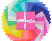 Tula Pink Designer Solids Charm Pack, 5 Inch Cotton Precut Squares Pack