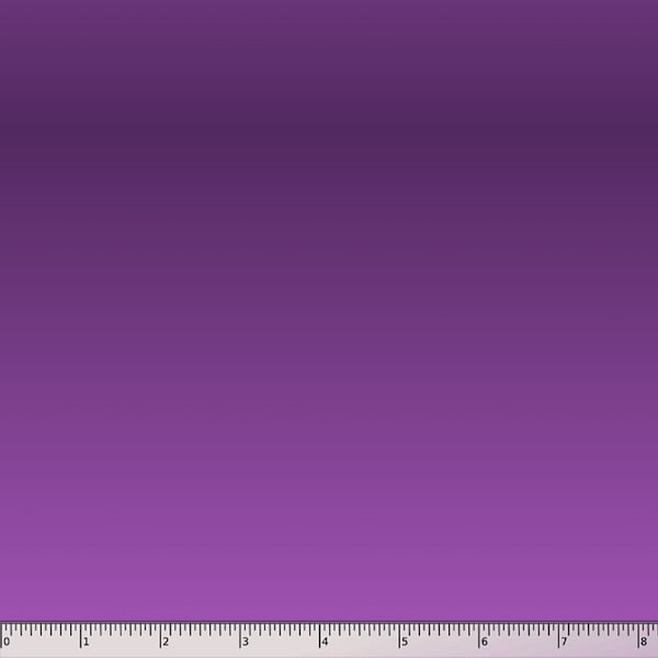 Purple Ombre Cotton Fabric by Half Yard or Yard, Reflections from Lewis & Irene Fabrics